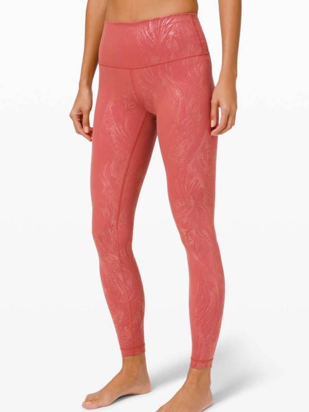 LULULEMON WUNDER UNDER HIGH RISE TIGHT 28” *SHINE*